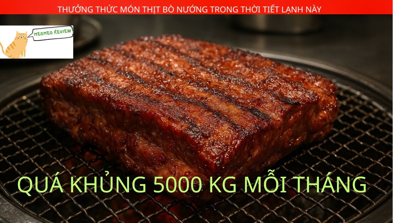 5000 kg thịt b&ograve; bạn tin nổi kh&ocirc;ng#tomtatamthuc #meomeoreview  #amthuc #reviewamthuc #h&agrave;nquốc