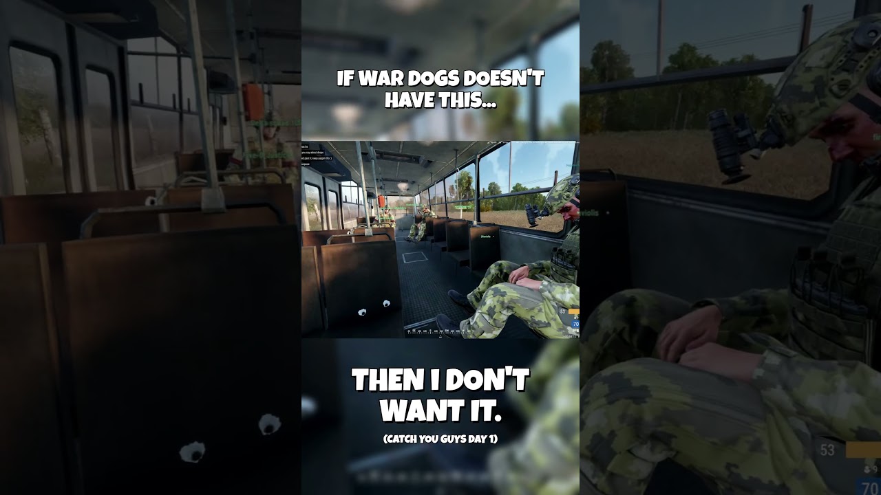 No bang bus = no purchase #ArmaReforger #KOTH #WARDOGS #Gaming #Clips #Streaming