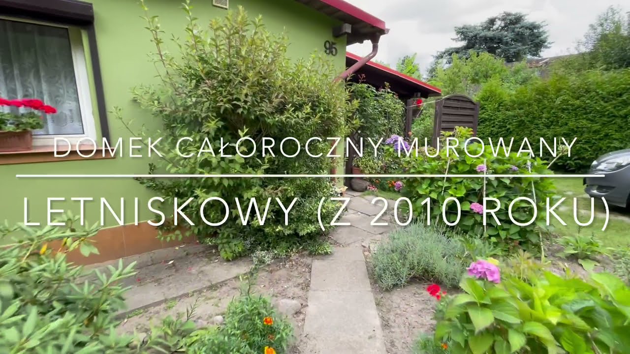 Złotkowo działka rekreacyjna 405m2, domek letniskowy całoroczny ( powierzchnia użytkowa 36 m2).
