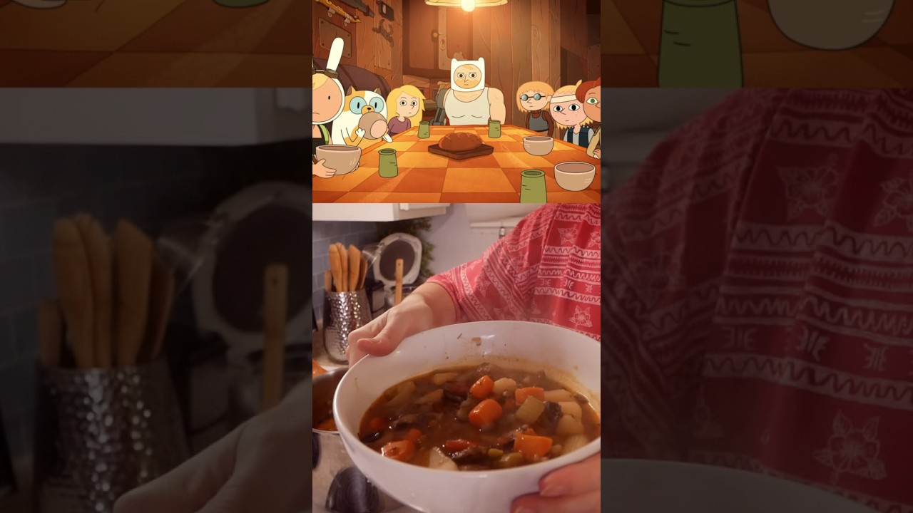 Farmworld Finn&rsquo;s soup 🥔 vegan / mushroom version 🌱🍄 Fionna & Cake foods👩🏼🐱 Part 3️⃣