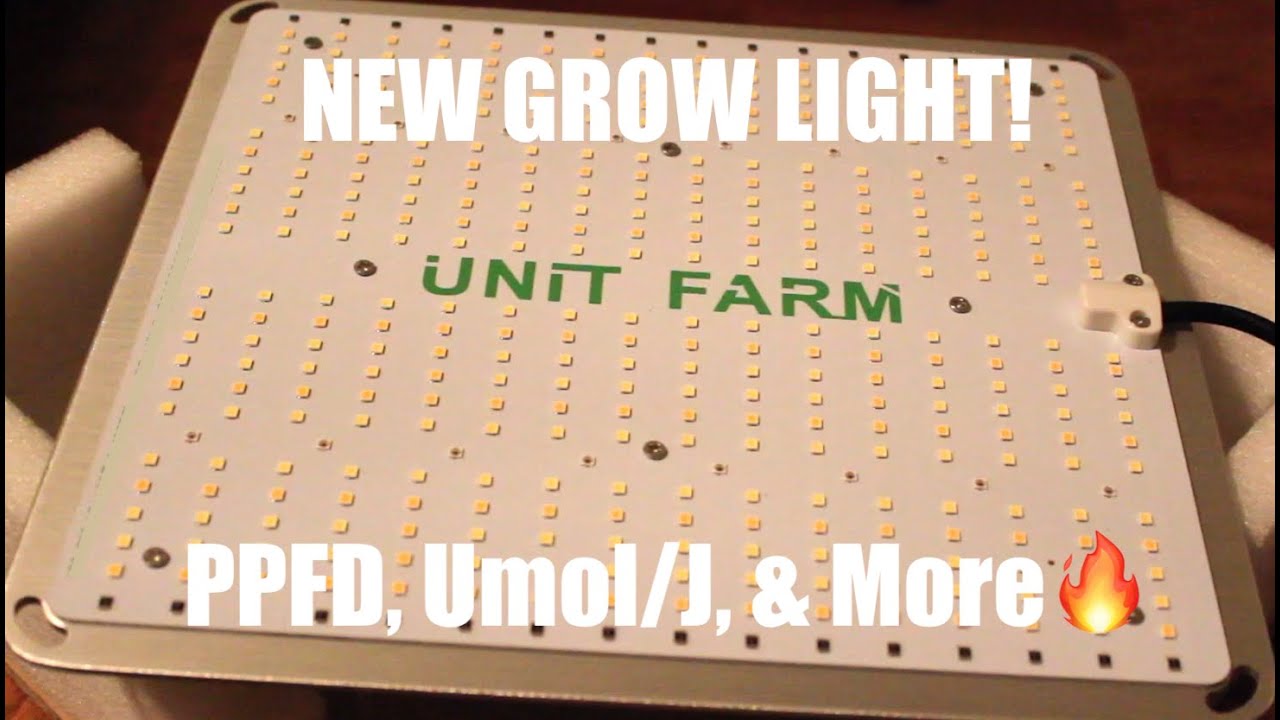 Brand New Grow Light! Unit Farm UF2000 Unboxing + Specs (PPFD, Umol/J, etc.)