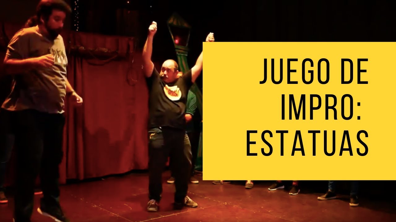 El juego de impro de las Estatuas, esta vez en el Tinta Roja
