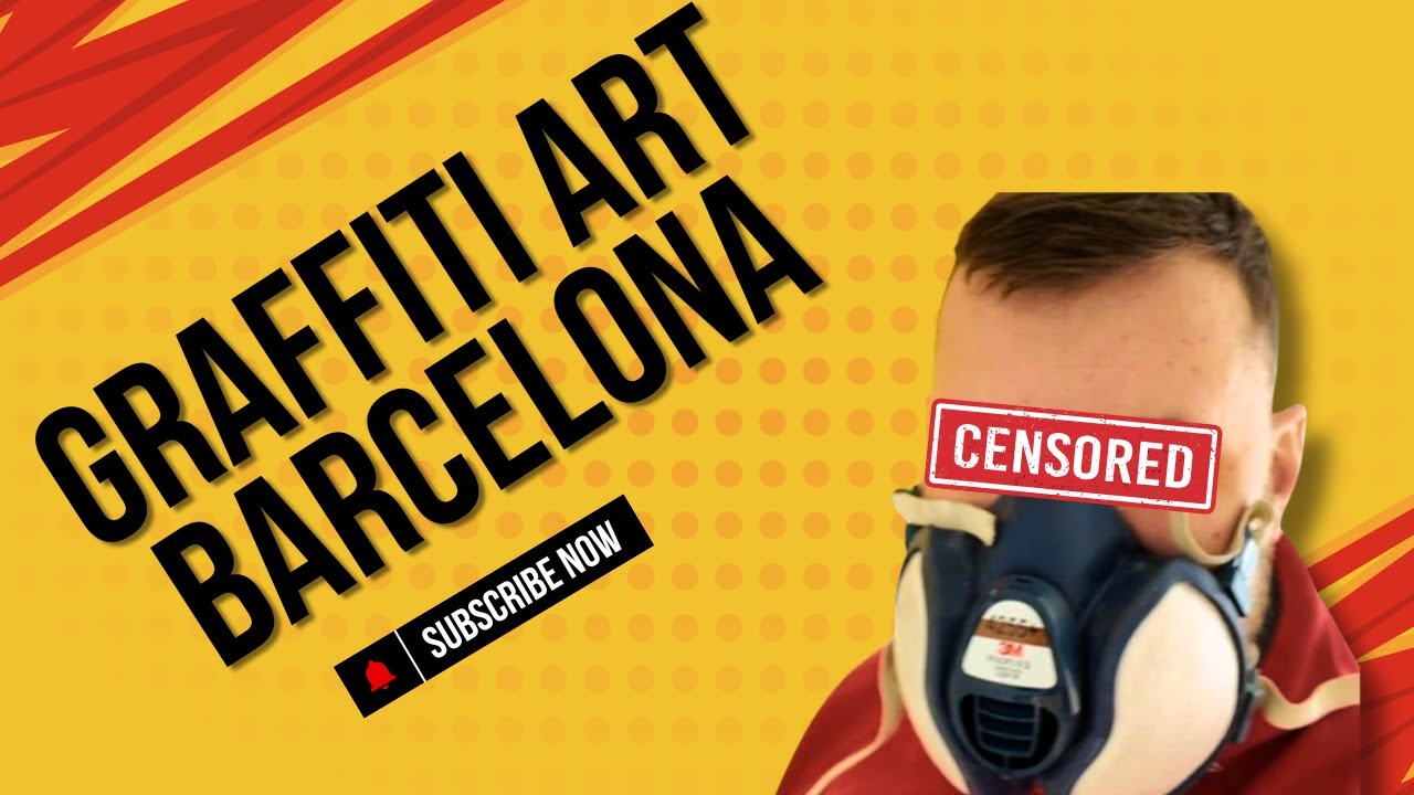 Barcelona graffiti on the wall