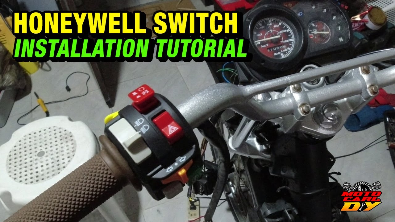 Honeywell switch installation Honda XRM