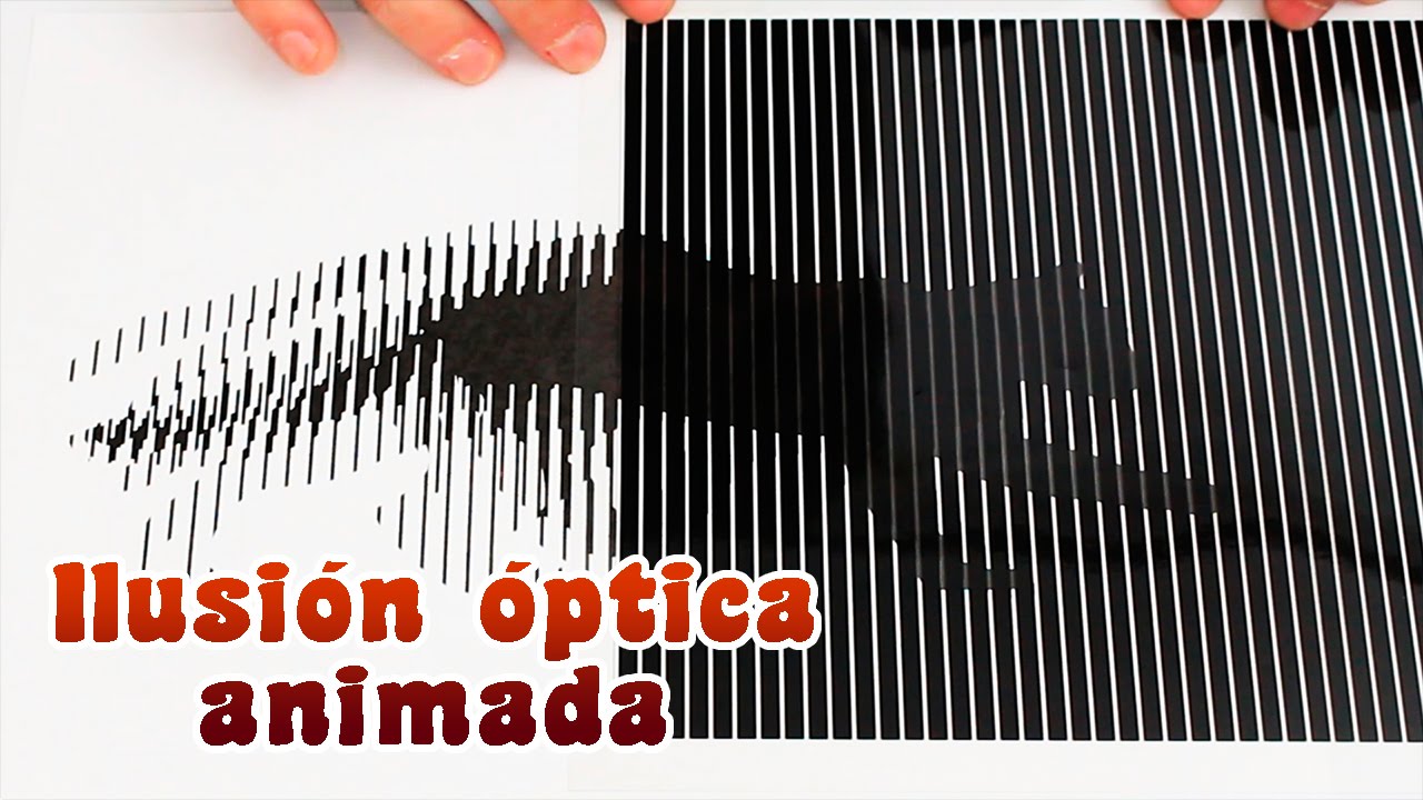Imprime  tu ilusión óptica animada super fácil