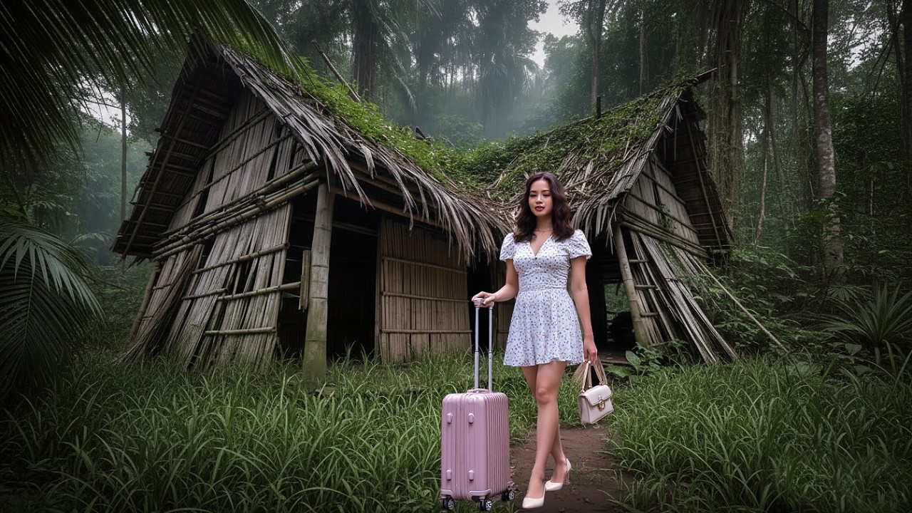 In the abandoned house on the mountain, which no one dared approach, the woman performed a miracle