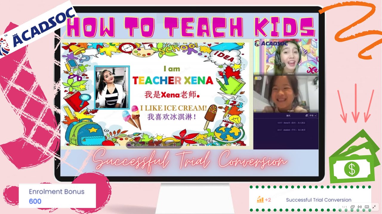 TRIAL CLASS ACADSOC |  How to make kids enjoy the class