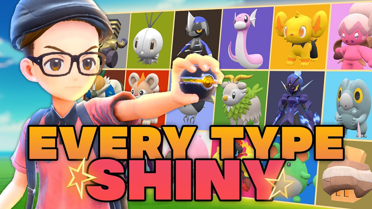 I found a SHINY Pokemon for EVERY TYPE