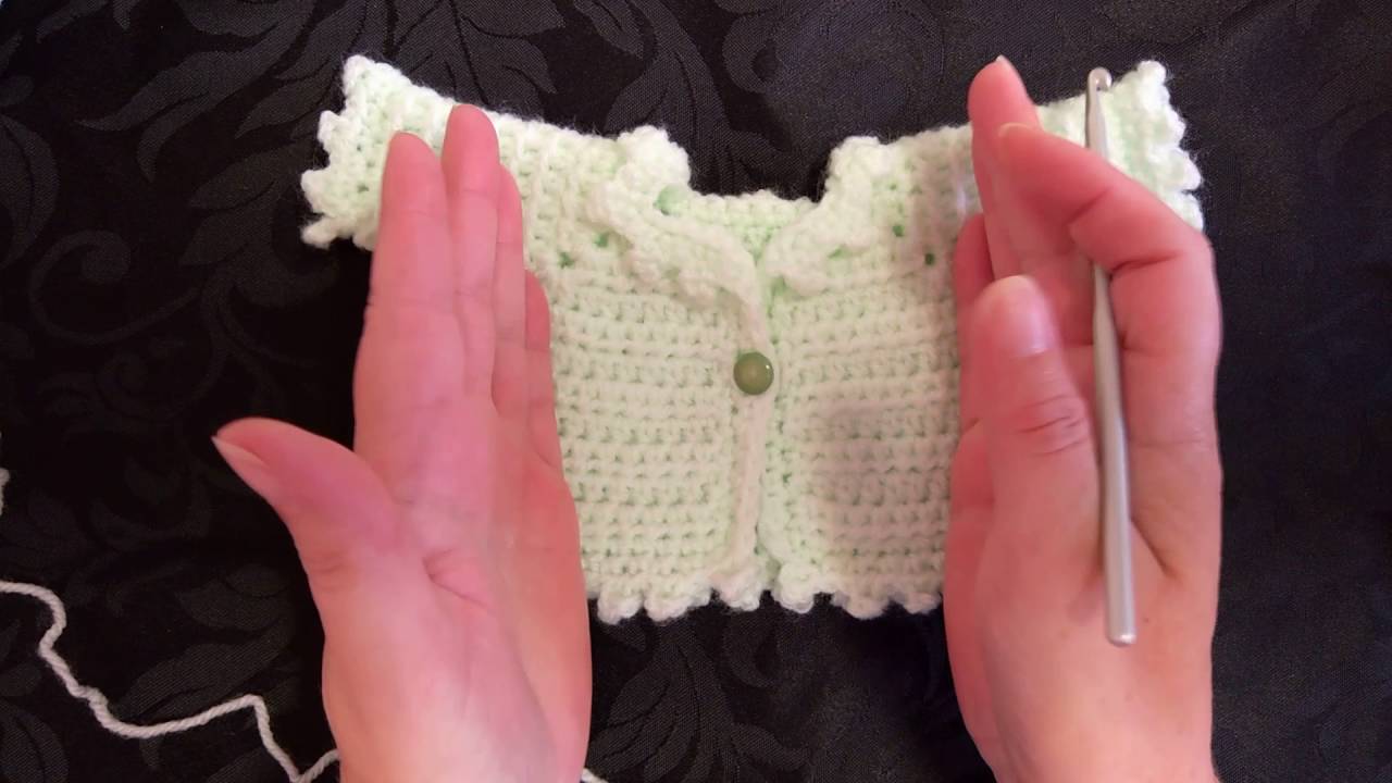 Part 1 Crochet along My Easy Newborn Cardigan Square Shoulders. 08/08/2016 catch up chatter