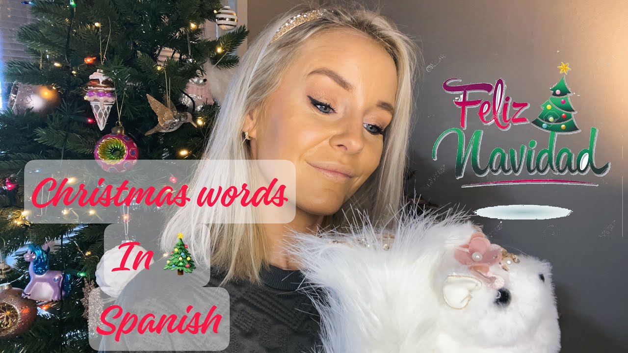 Holiday ASMR 🇪🇸🎄 Learn spanish christmas words with me!🎄❤️