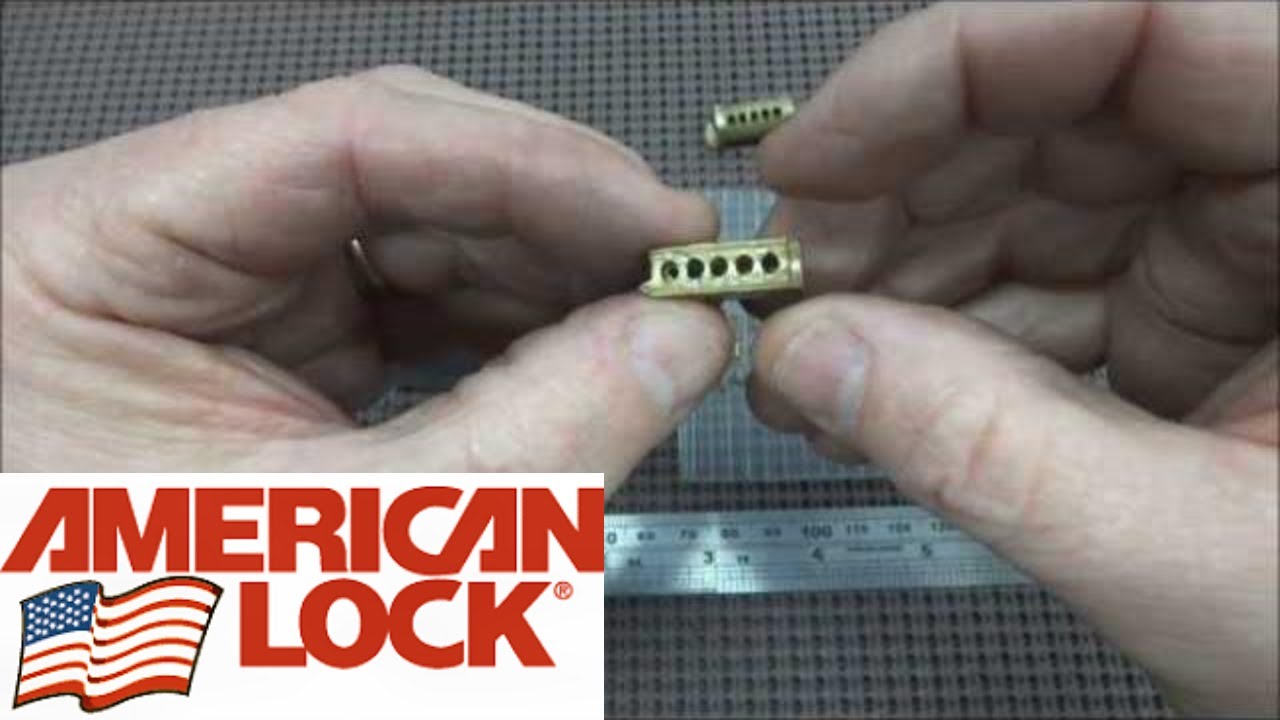 (97) American Padlock Picked Open, Machined Open, and Gutted