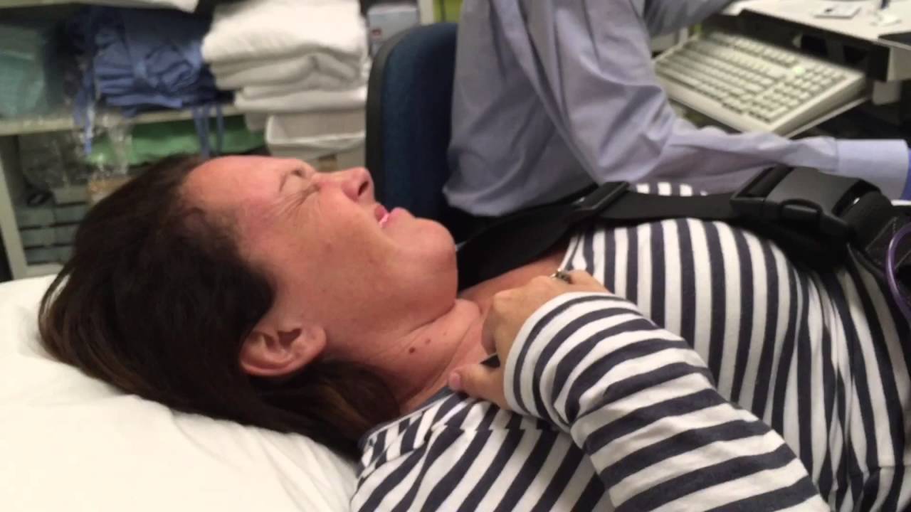 EMG test (Electromyogram study) left arm/hand 7th April 2016