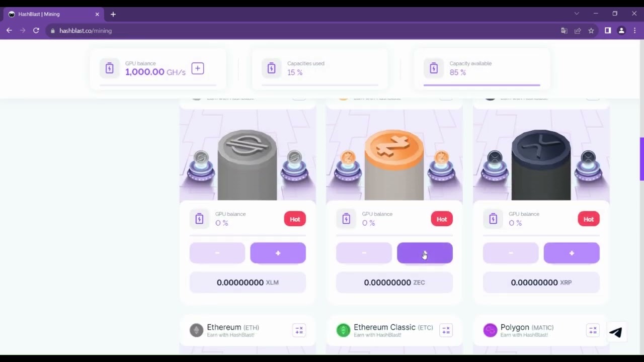 How do I start mining?- HashBlast