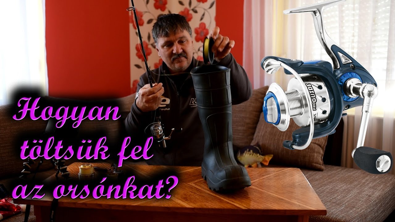 Hogyan tekerjük fel a zsinórunkat az orsó dobjára? #L&K
