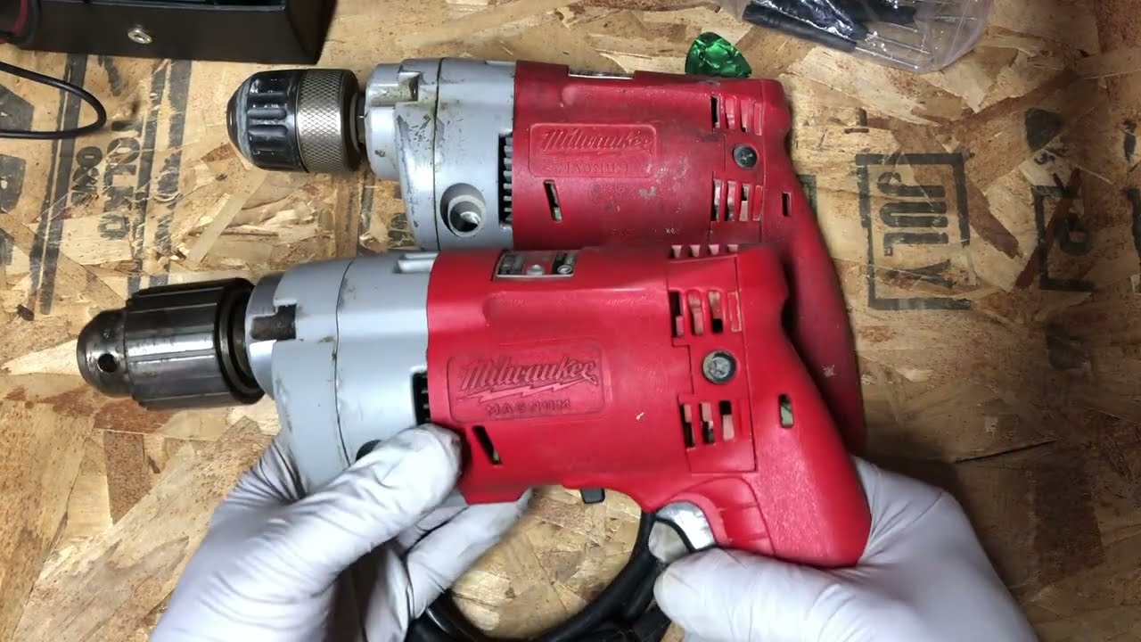 Taladros industriales con historia - Milwaukee drills