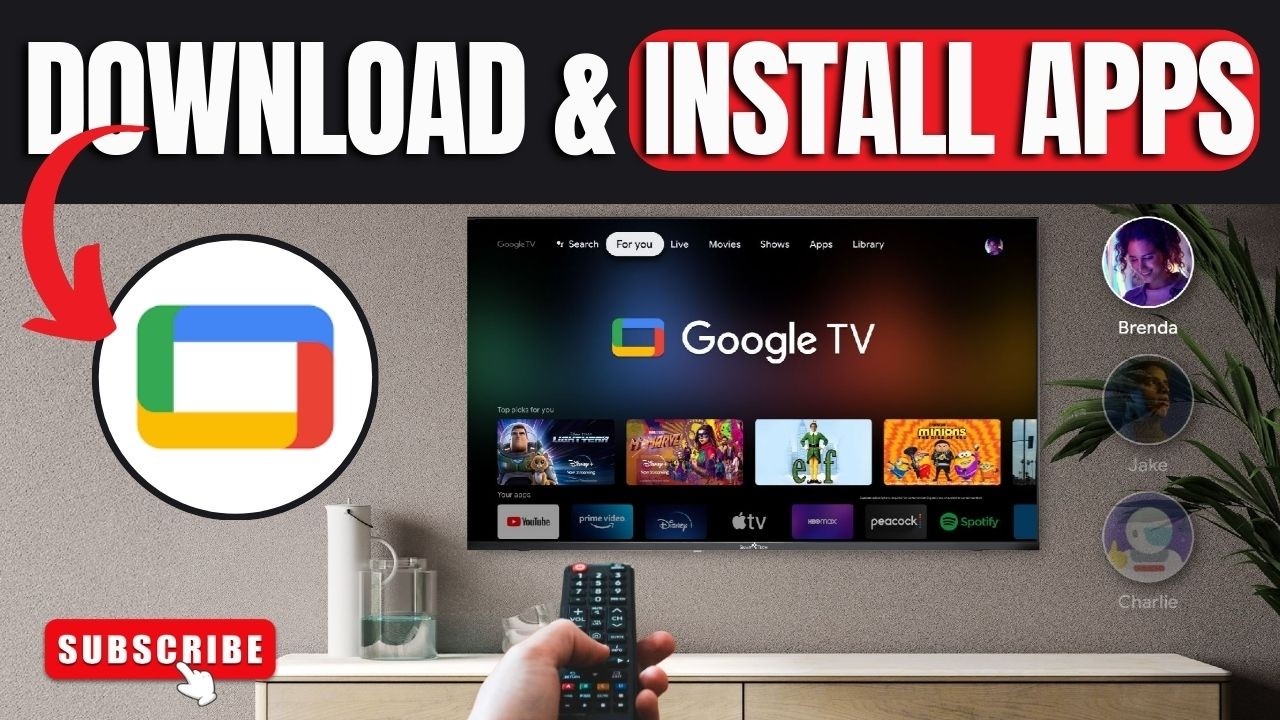 Google TV: How to Download and Install Apps | Install Apps on Google TV!