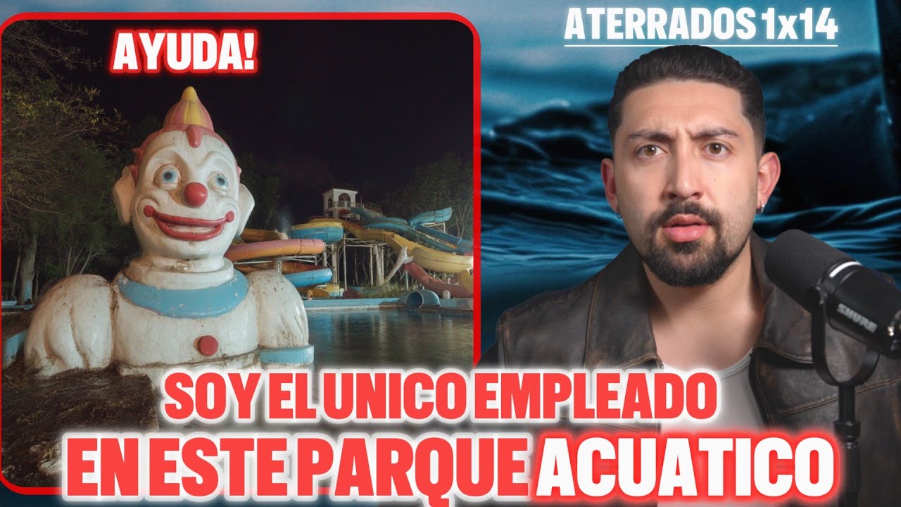 TRABAJO EN UN PARQUE ACUATICO... SOY EL UNICO EMPLEADO AQUÍ (Ayuda!) | ATERRADOS 1x14