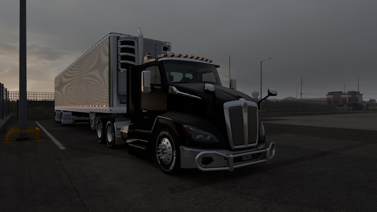 MANIOBRAS DIFICILES en la Kenworth T680 90 TON GRÁFICOS 4K🚛#atsgaming #heavyhaul #cargapesada