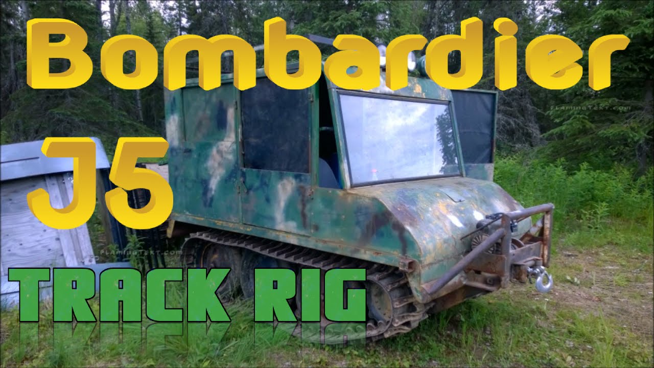 Bombardier J5 Track Rig dives into the Alaska swamp