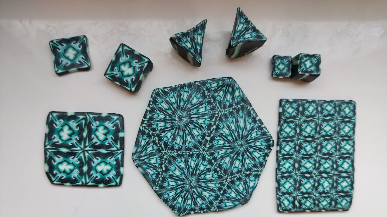 Little flower pattern - easy polymer clay cane tutorial