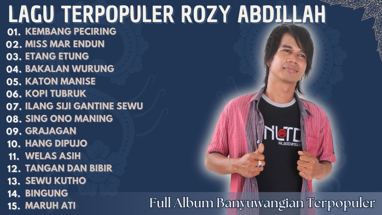 Kumpulan Lagu Banyuwangi Lawas Full Album - Rozy Abdillah | Kembang Peciring - Miss Mar Endun