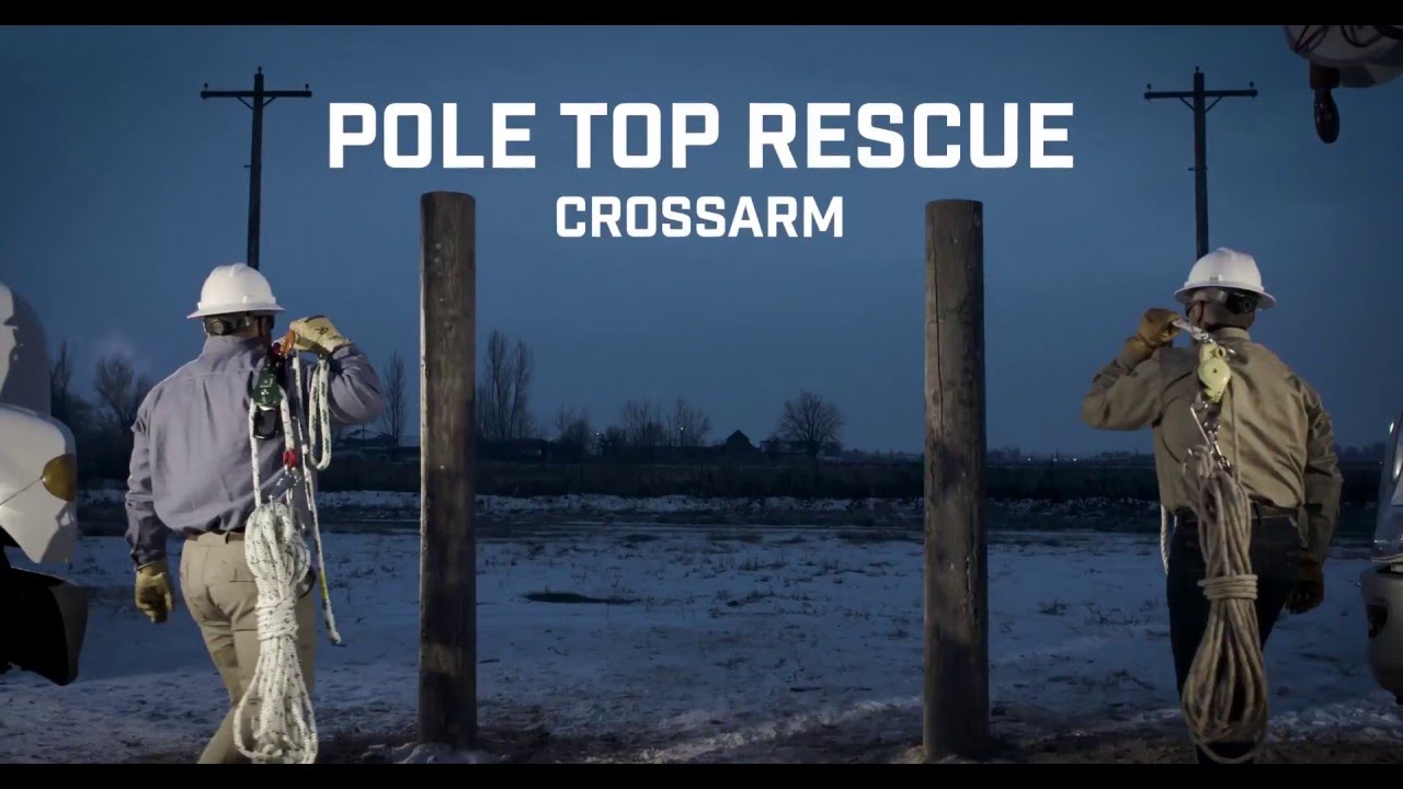 Buckingham Poletop Rescue With Crossarm