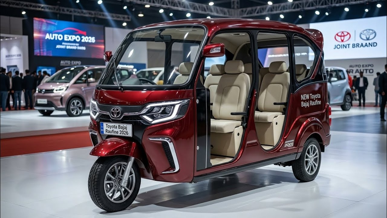 NEW 2026 Toyota Bajaj Raufine Review 7Seater 🔥 Best Mileage Auto Rickshaw 3 Wheeler  King 👑😱😱 👑😱