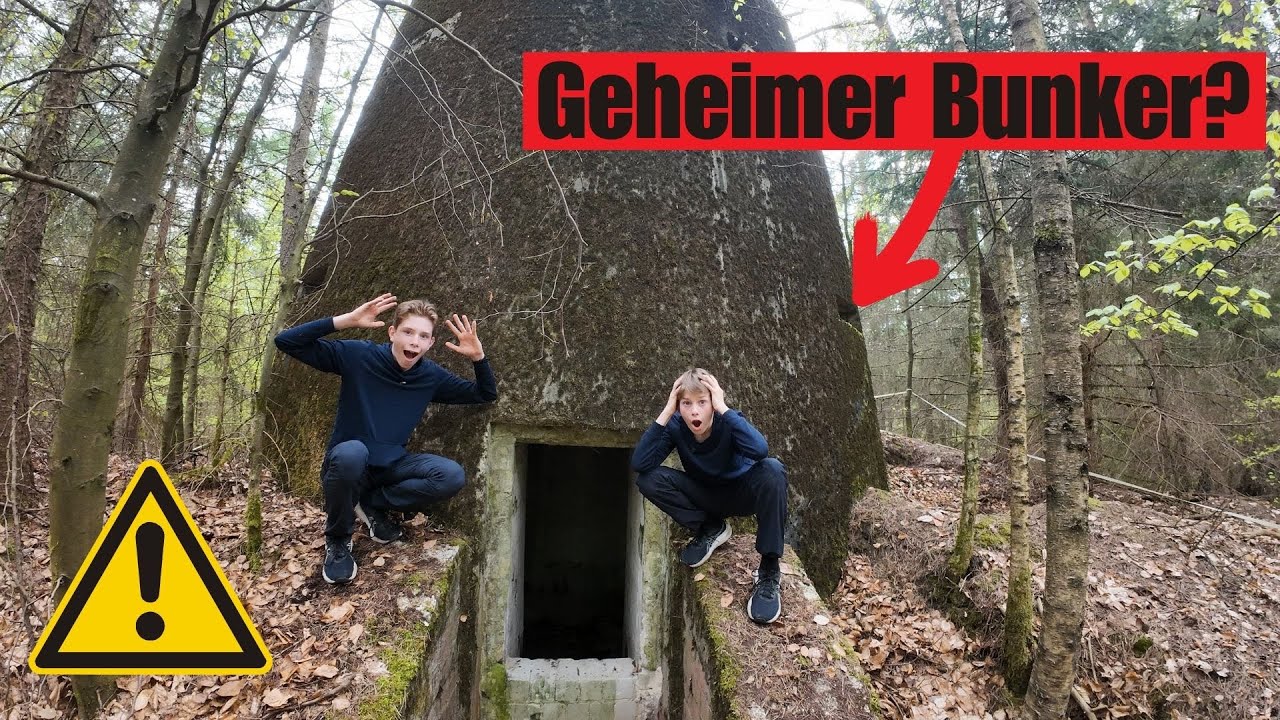 Zwei GEHEIME Hochbunker im Wald &ndash; Erste  Lost Place Erkundung!