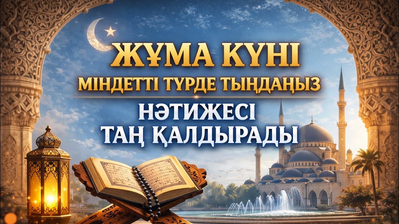 Жұма күні тыңдаңыз нәтижесін көресіз