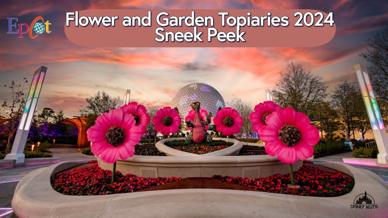 Get A First Look At Disney's Epcot Flower & Garden Topiaries 2024!