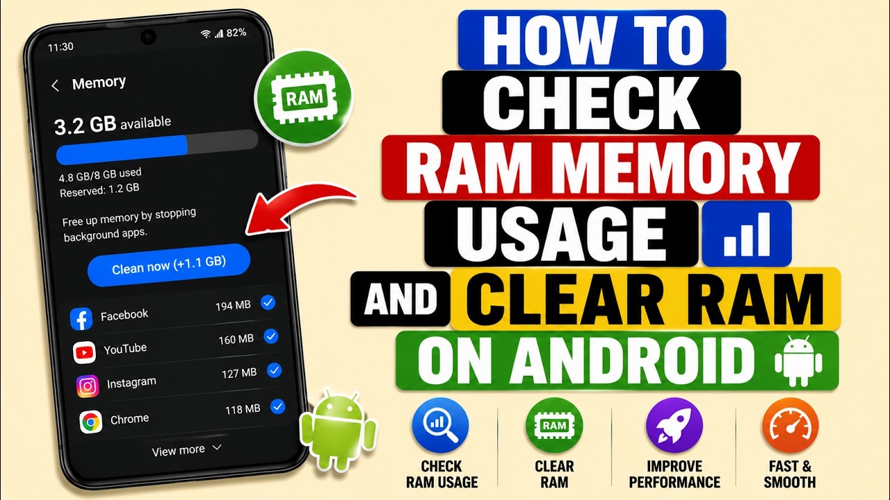 How to Check RAM Memory Usage and Clear RAM on Android
