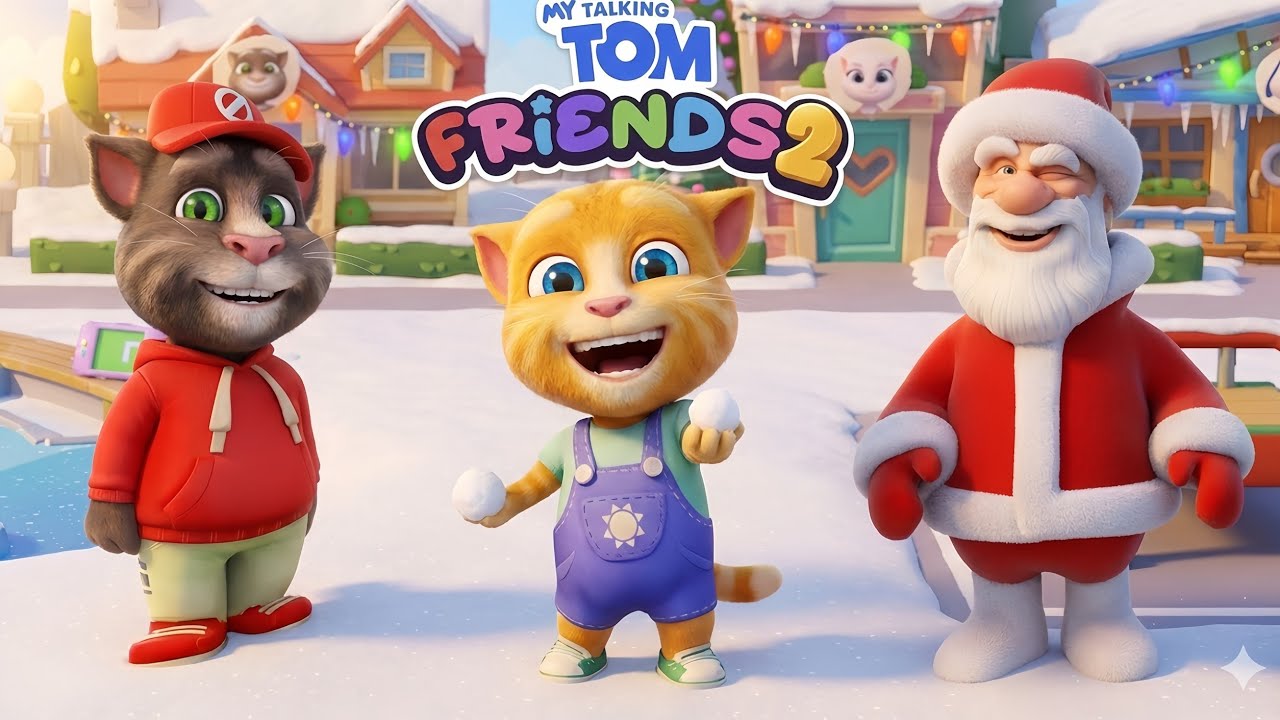 Ginger’s NAUGHTY Side?! 😈 Santa Caught Him! 🎅❄️ | My Talking Tom Friends 2