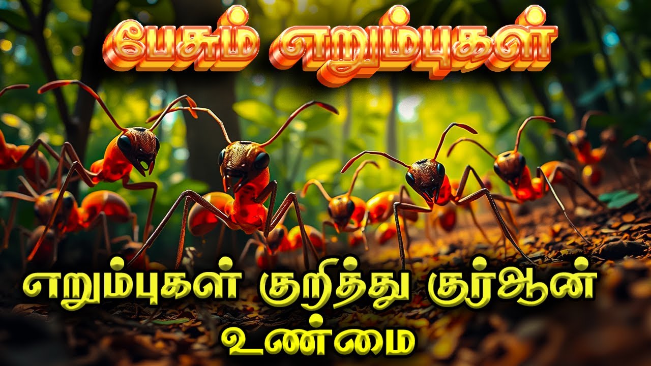 எறும்புகள் குறித்து குர்ஆன் கூறும் உண்மை | ants in quran | science | #facts #islam