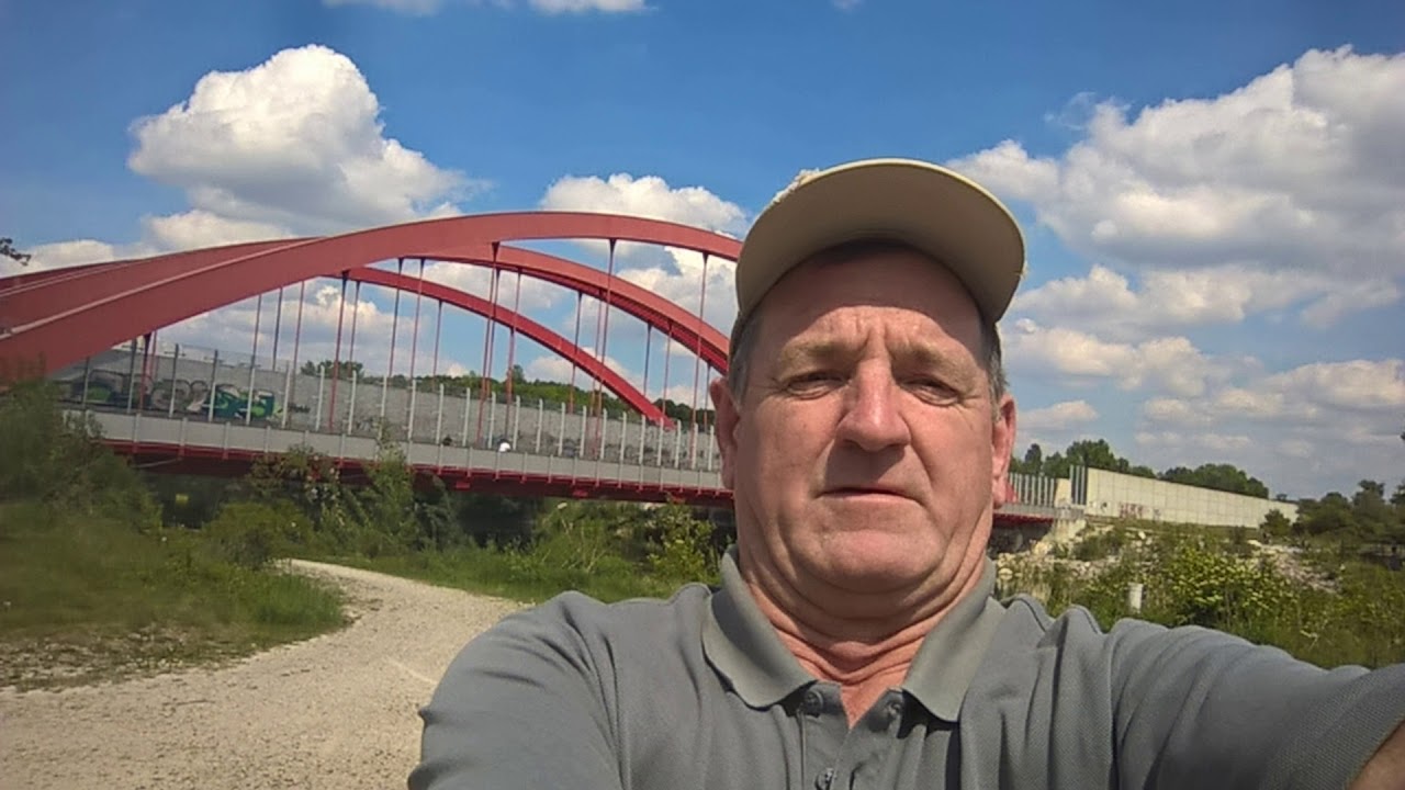 Der Lech in Augsburg - Lechhausen-Gersthofen - Mai 2020
