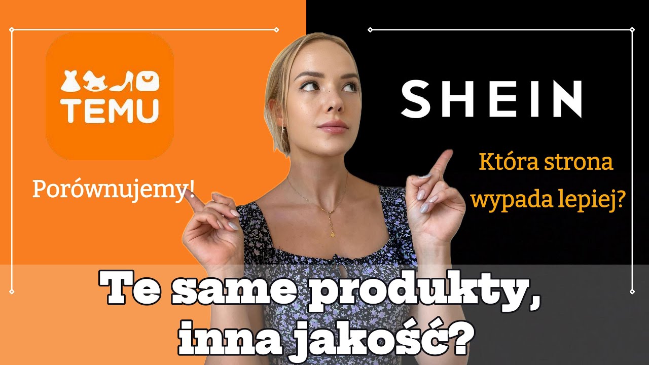 SHEIN VS TEMU || Sprawdzamy TE SAME produkty z obu stron || HAUL SHEIN TEMU || jakość a cena