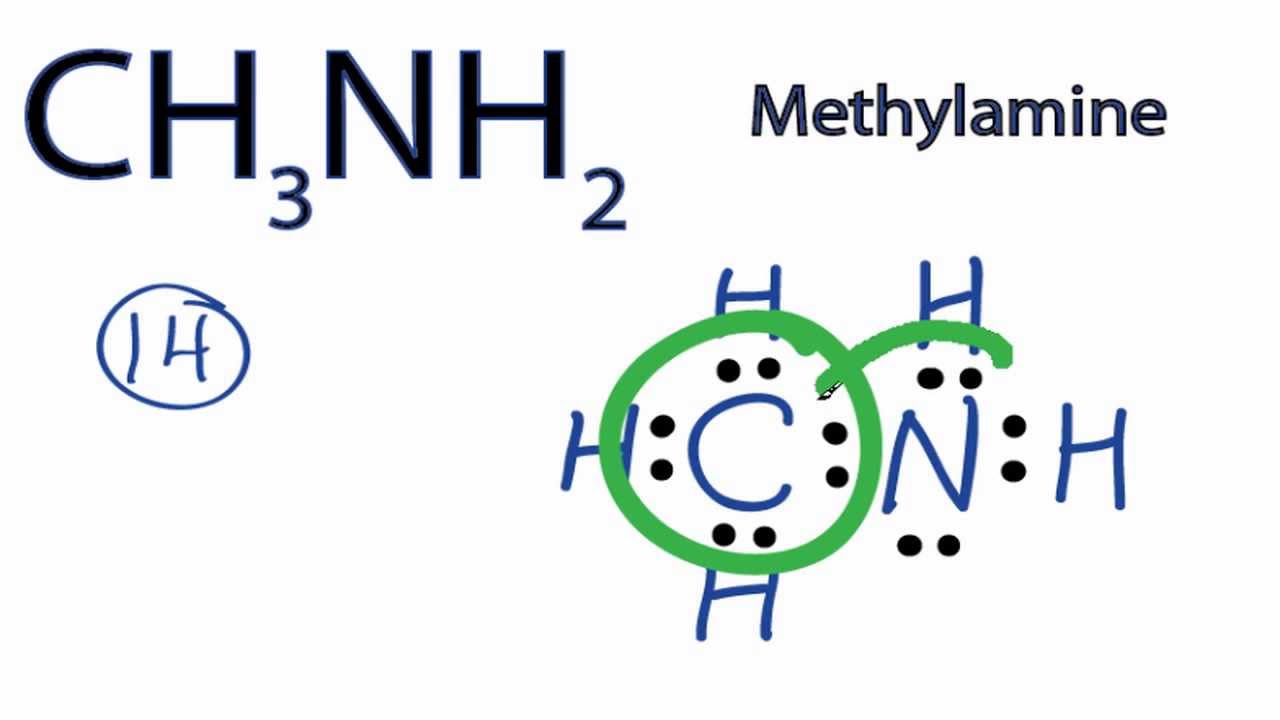 CH3NH2 Lewis Structure: How to Draw the Lewis Structure for CH3NH2