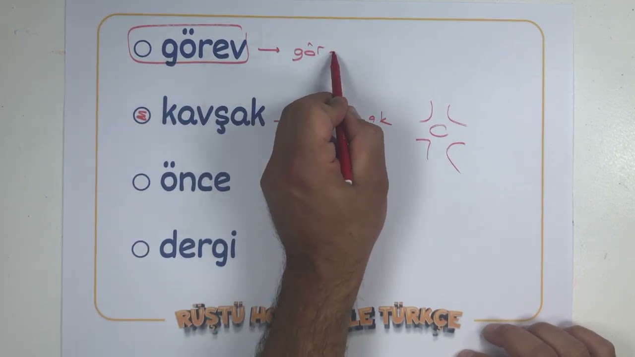 Zor Kelime Kökleri (RÜŞTÜ HOCA)