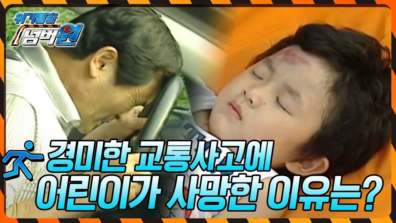 다른 사람은 크게 다치지 않았다! 경미한 교통사고에 어린이가 사망한 결정적 이유는? [위기탈출 넘버원] KBS 100809 방송