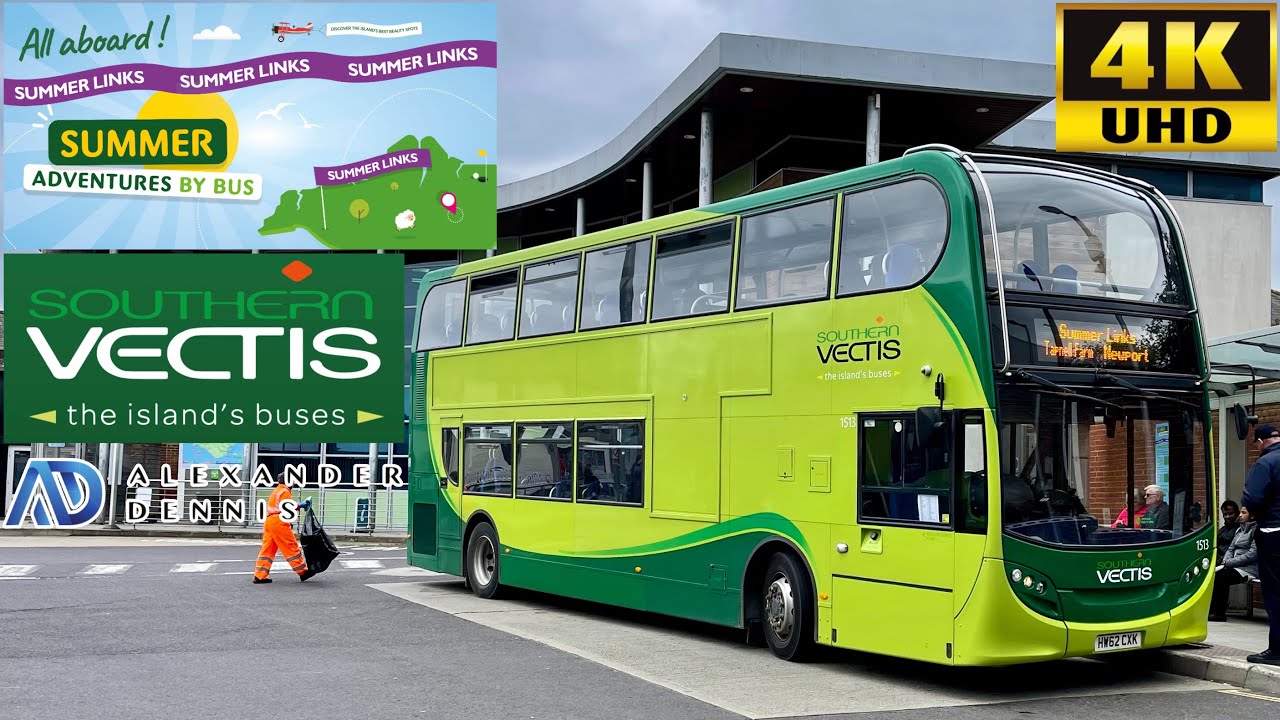 [Southern Vectics: Summer Links Yarmouth to Newport via Tapnell Farm & Carisbrooke] ADL Enviro400