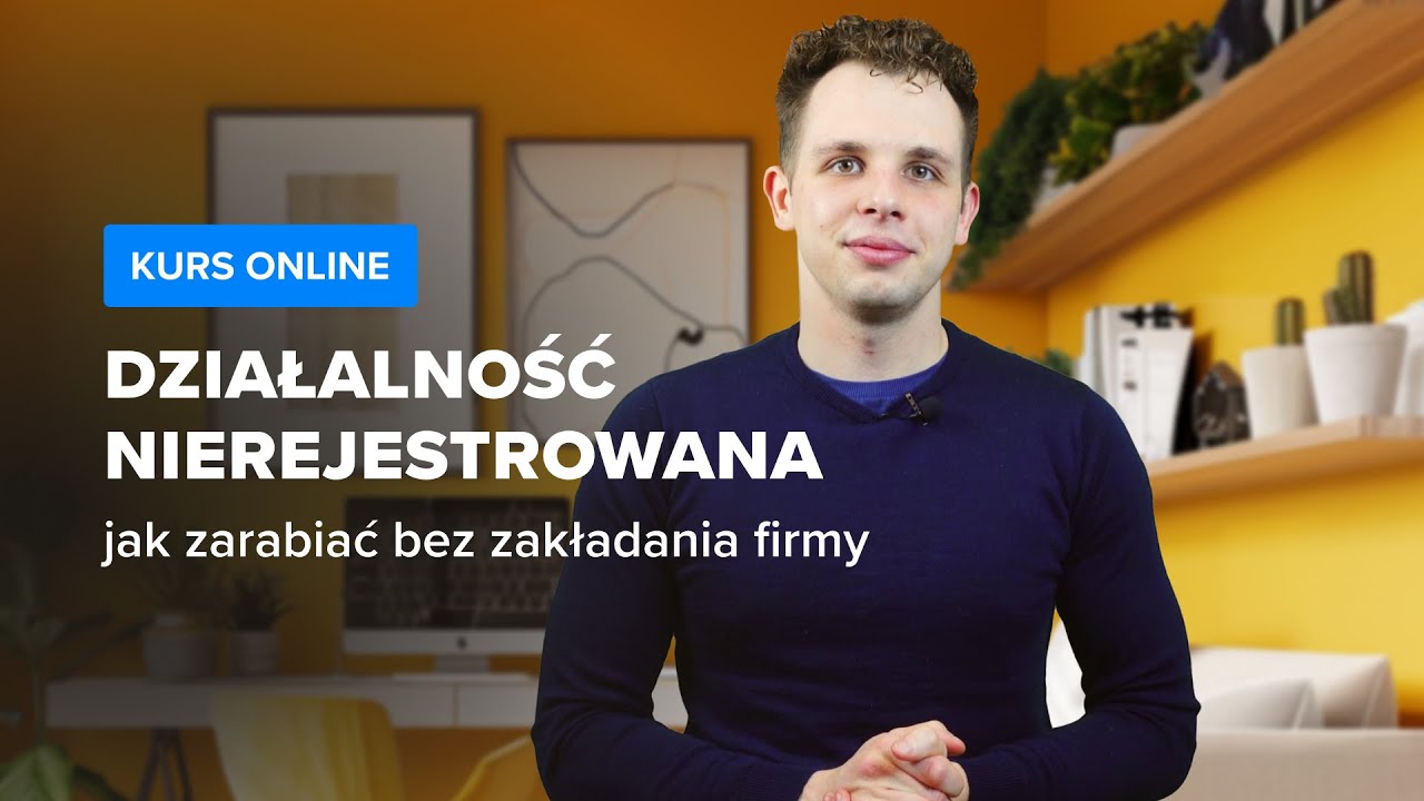 DZIAŁALNOŚĆ NIEREJESTROWANA | Wstęp do kursu | ▶strefakursow.pl◀ #kursonline #szkolenieonline