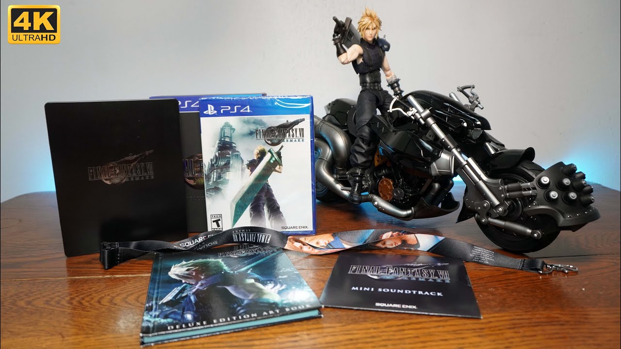 Unboxing: Final Fantasy 7 Remake 1st Class Edition (Play Arts Kai Cloud Strife and Hardy Daytona)