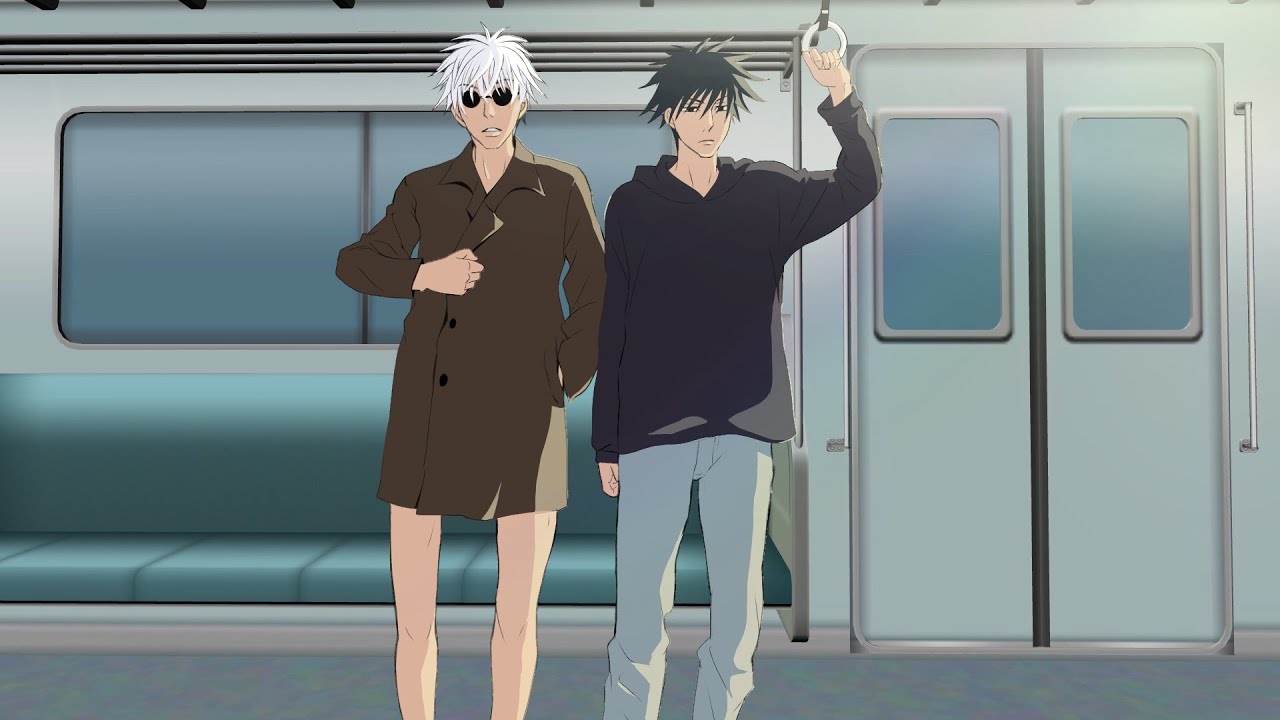 【手描き呪術廻戦】電車の中に不審者がいるようです。【じゅじゅさんぽ番外編？】