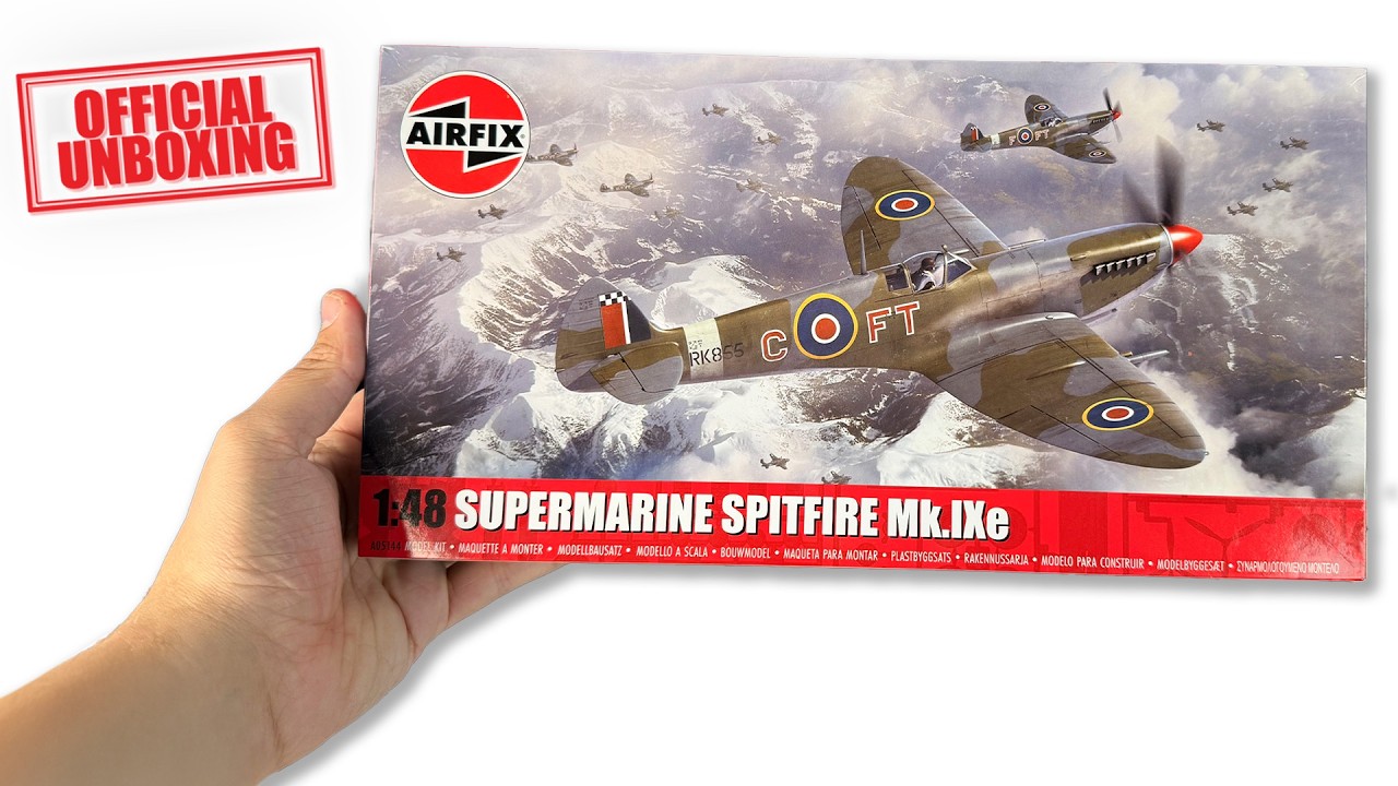 Official Unboxing Airfix | Supermarine Spitfire Mk.IXe (A05144)