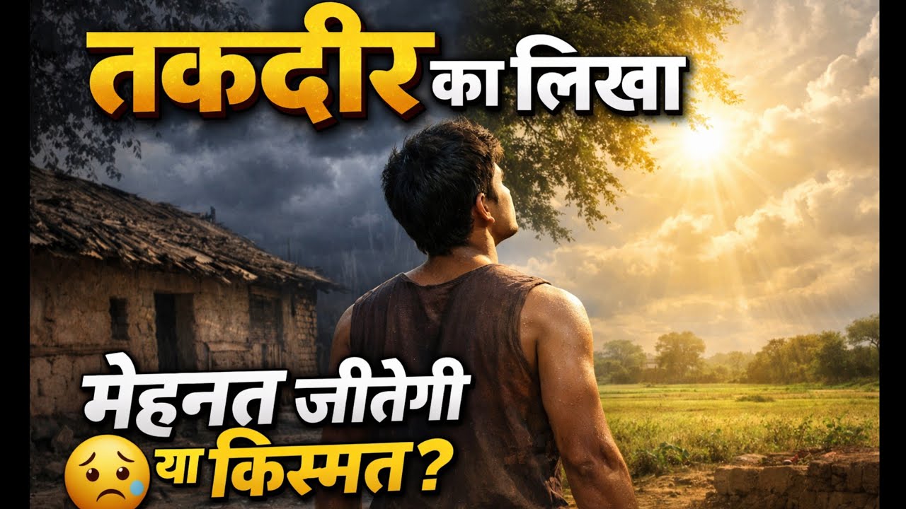तकदीर का लिखा। मेहनत जीतेगी या किस्मत
