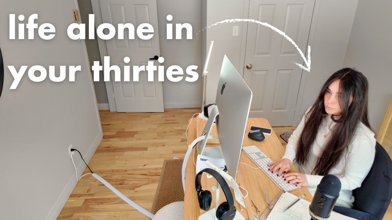 an ordinary day of a career focused single girlie in her mid thirties