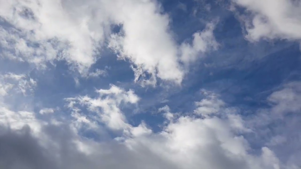 4k cloud time lapse video - no music 