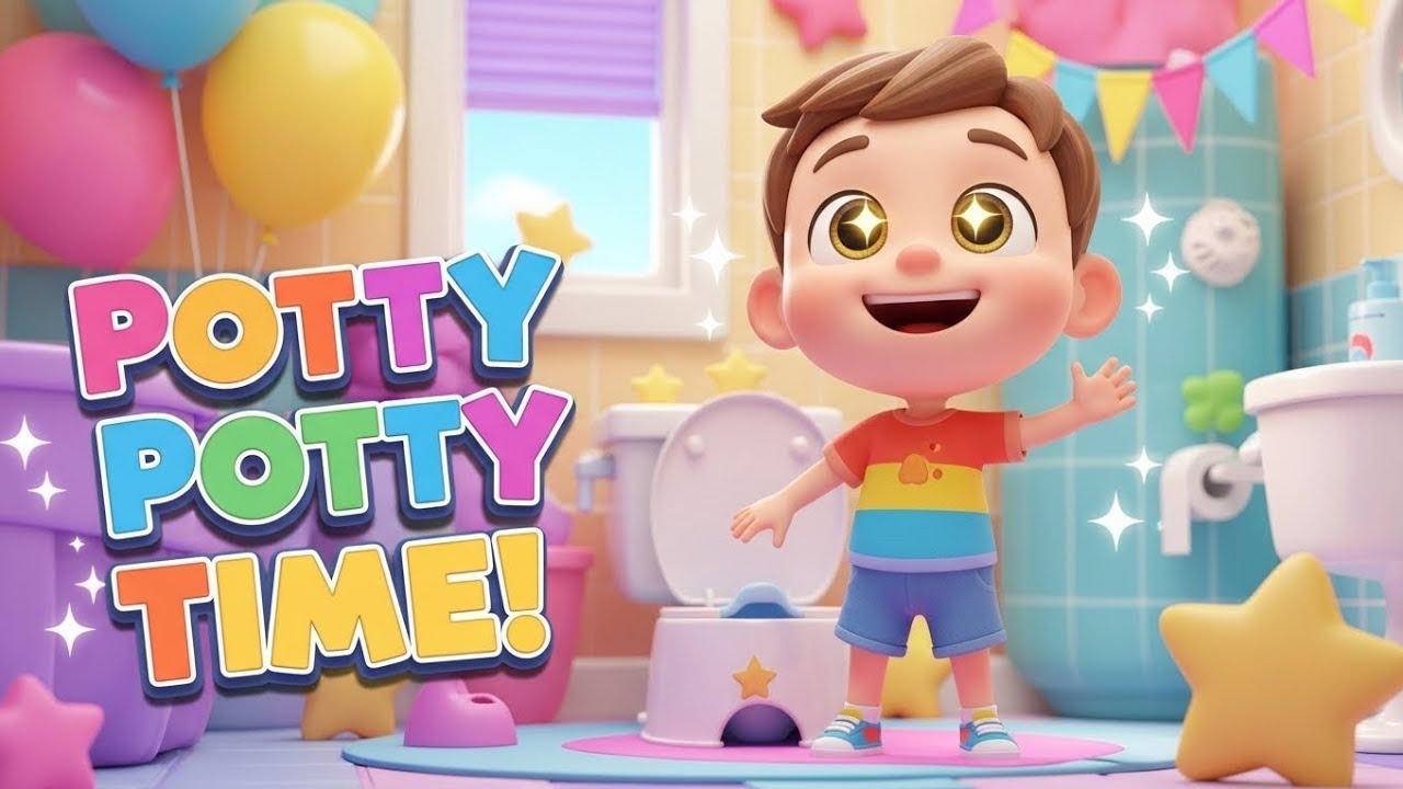 Potty Potty Time | Fun 3D Kids Song for Toilet Training | Learn with Cute Boy!