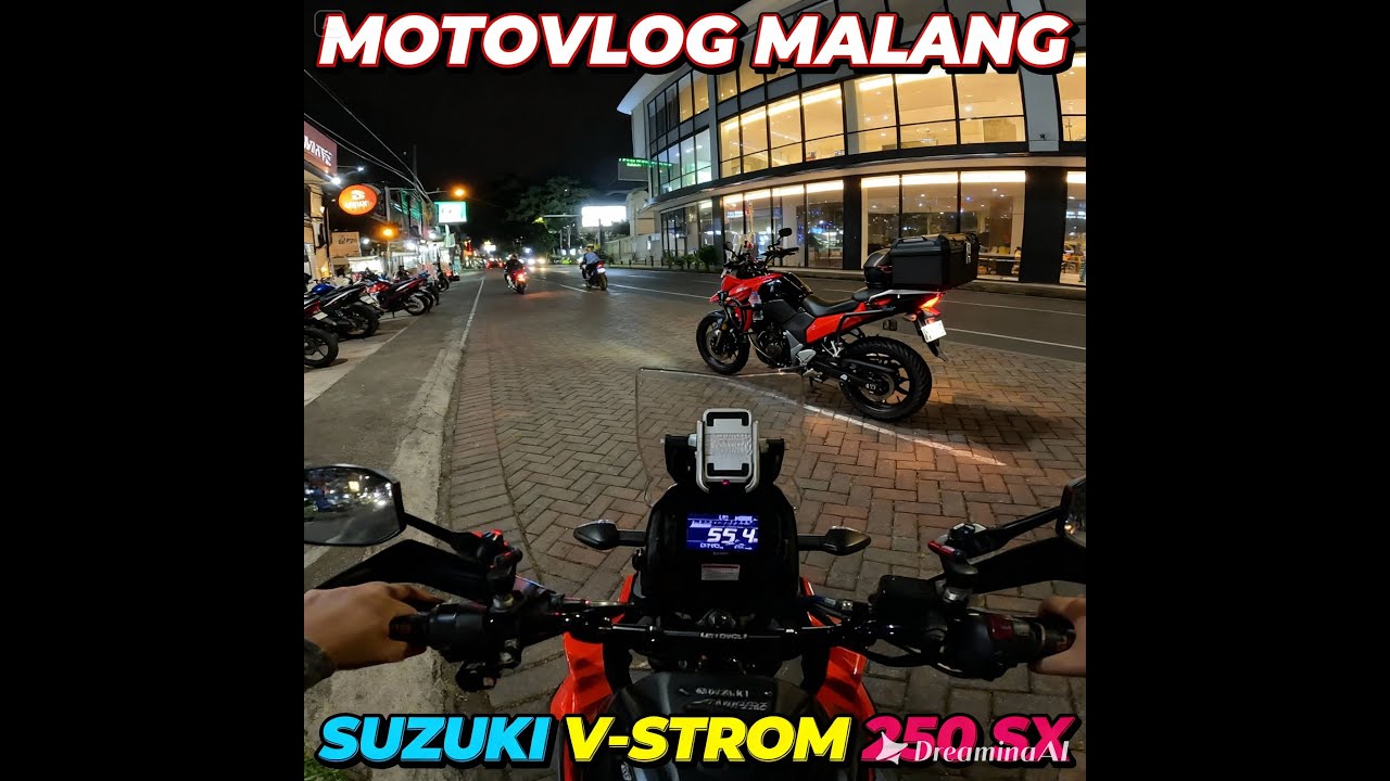 Motovlog Pertama Dengan Suzuki V-strom 250 sx (Katanya Motor Ghoib 😱??)