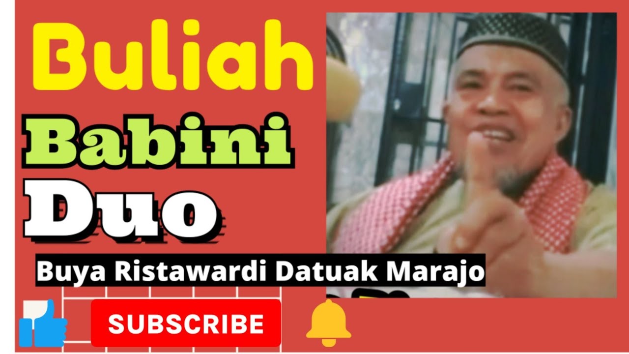 Buya Ristawardi Datuak Marajo# babini duo # buliah dek agamo#