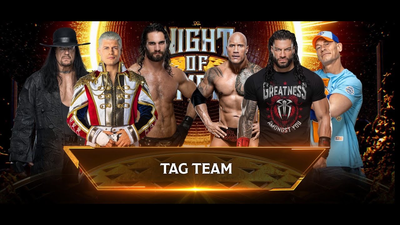 WWE 2K24 6 Men Tag Team Match